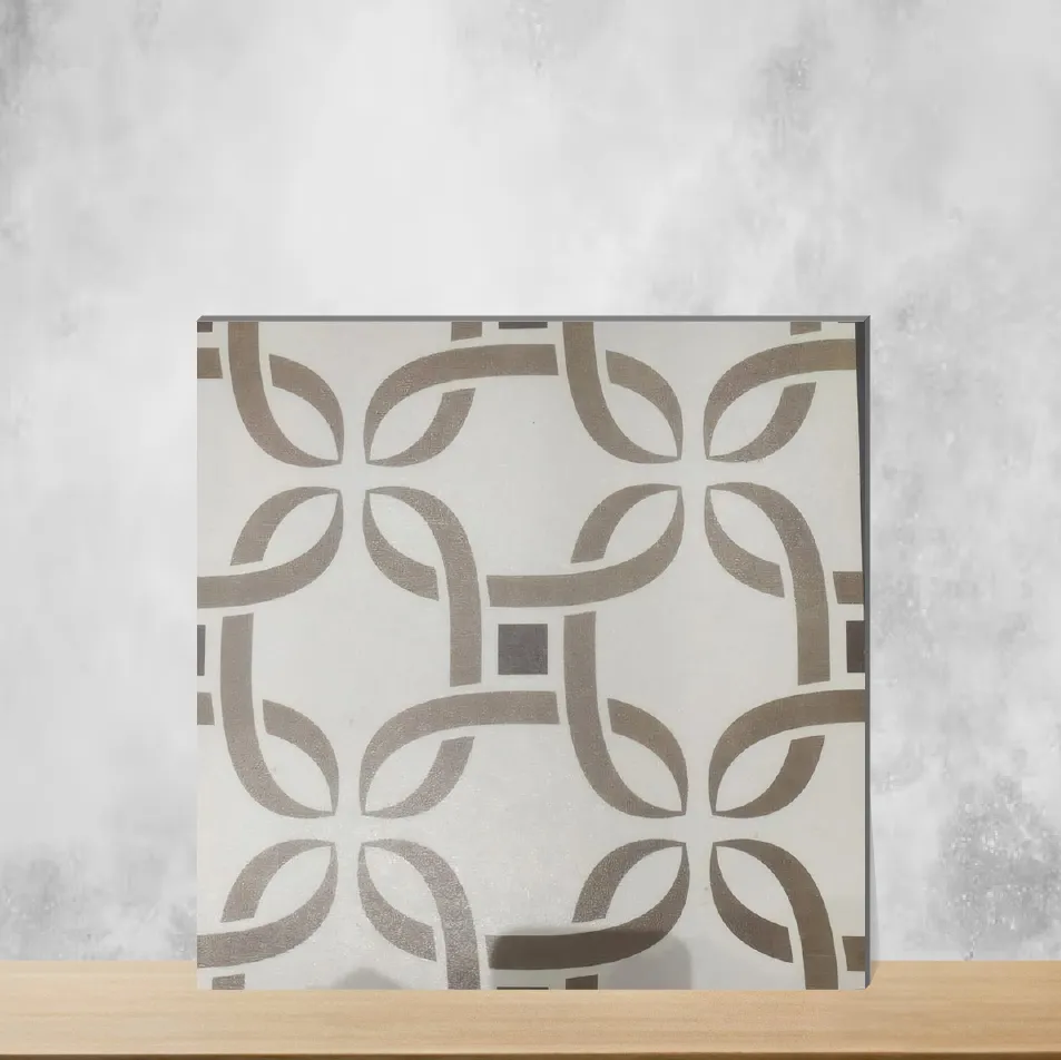 Vitrified Zellige Noir Brown Moroccans Matt Square Tiles TL-2434 (12x12 inch | 9 mm)