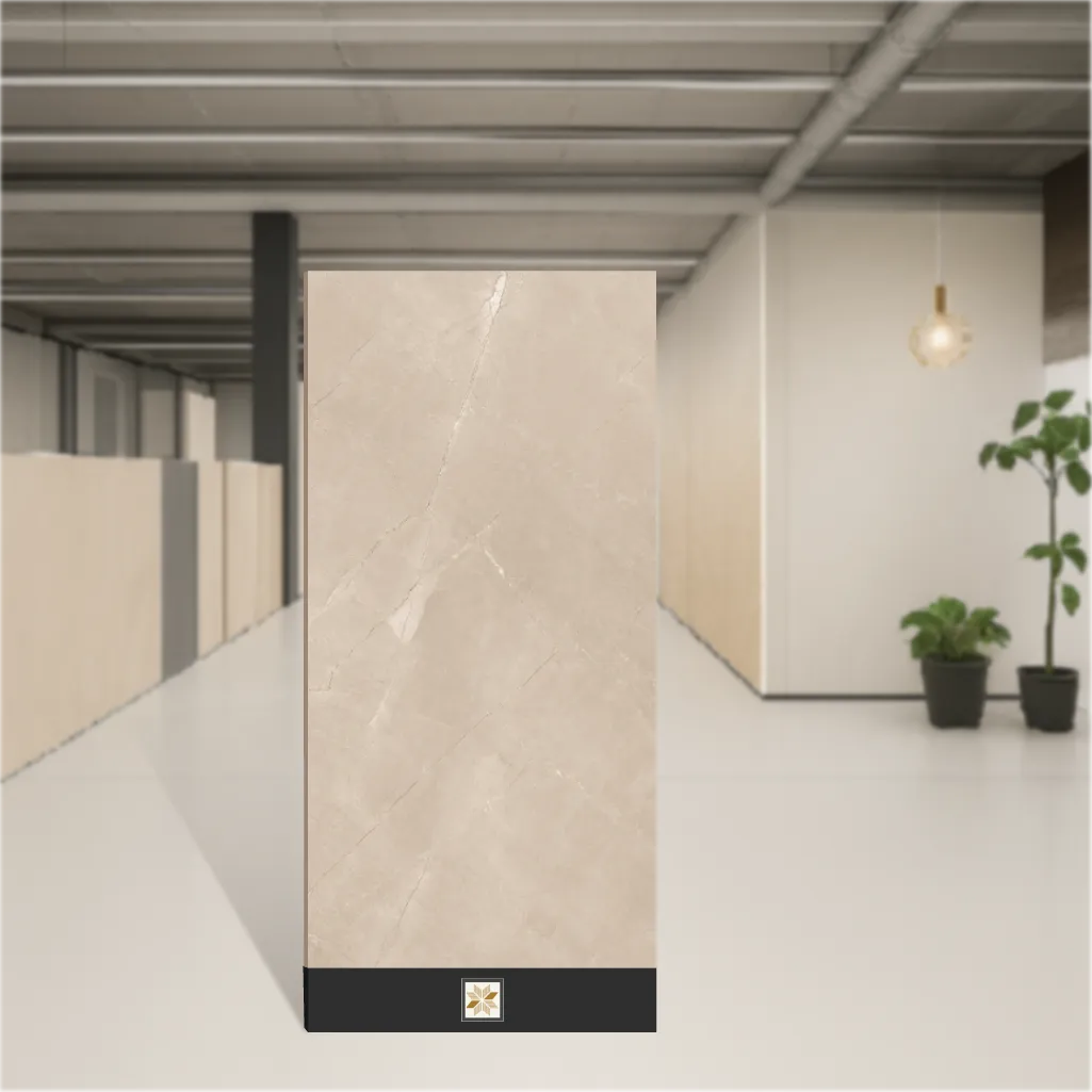 Vitrified Fenix Taupe Marbles & Stones Matt Rectangular Tiles TL-2820-F (4x2 feet | 9 mm)