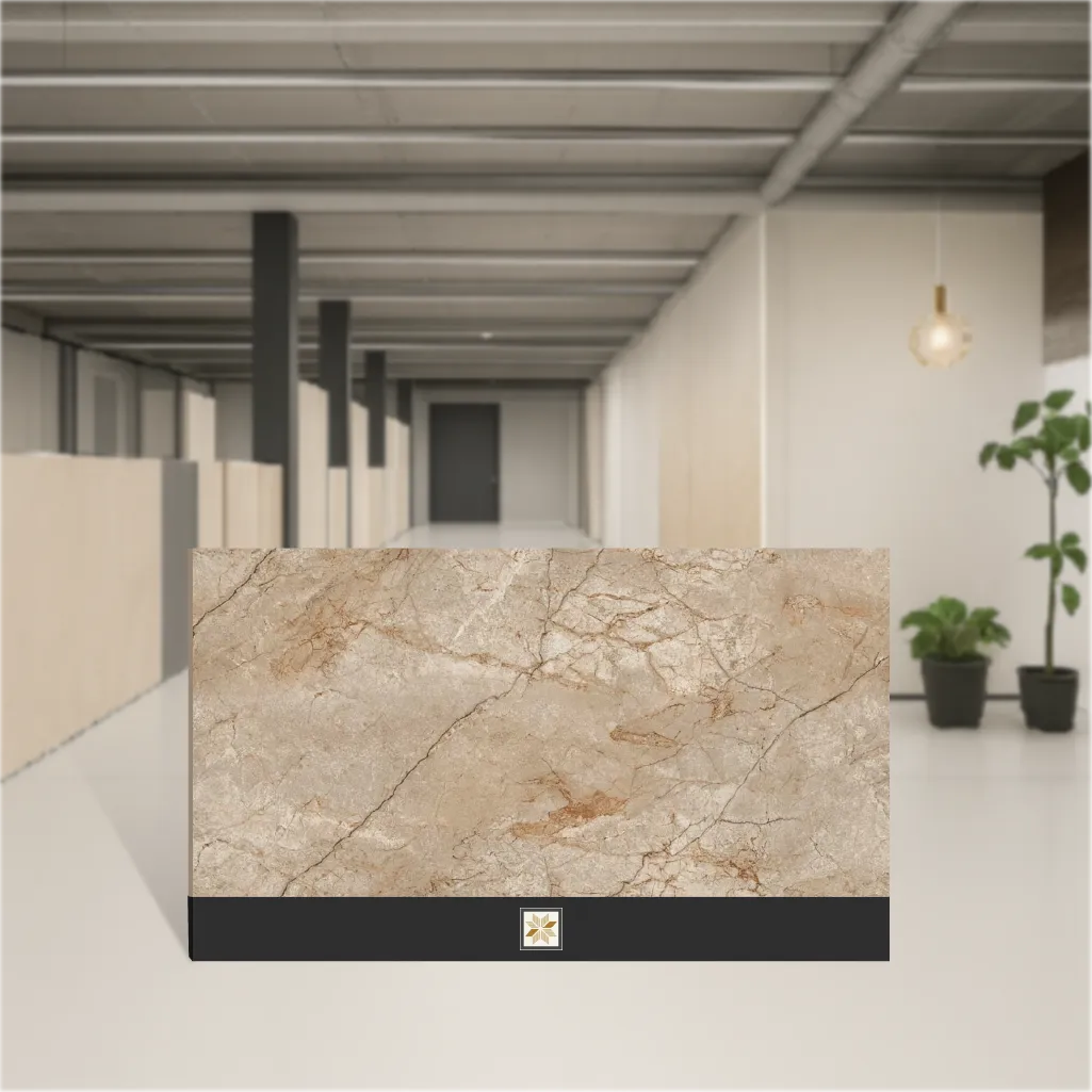 Mostaco Brown Carving Textures Rectangular Tiles TL-2533 (4x2 feet | 9 mm)