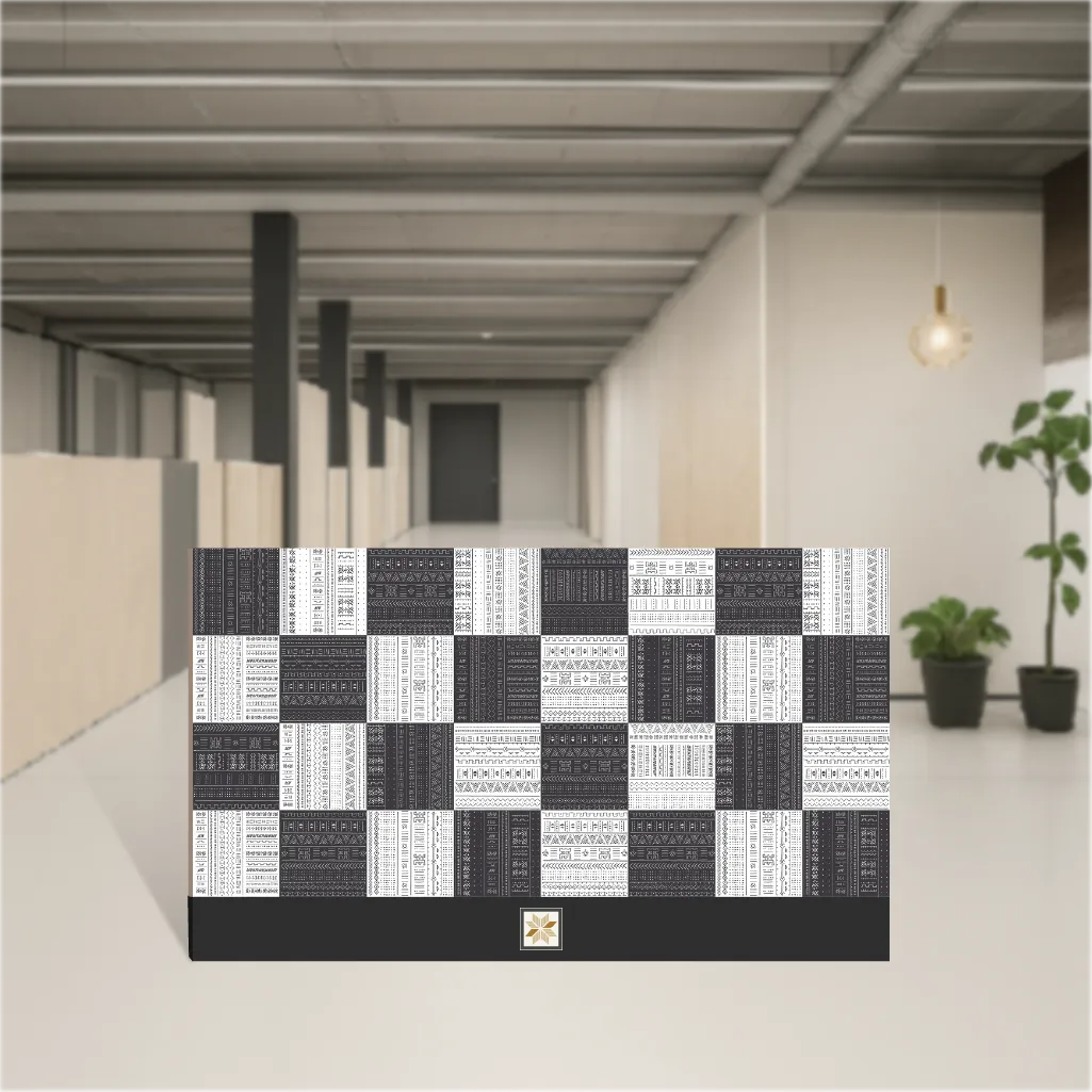 Fragrant Ivory Illusion Tropical Florals Matt Rectangular Tiles TL-2545 (4x2 feet | 9 mm)