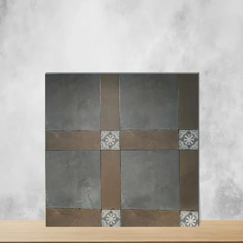 Vitrified Inox Prime Green Matt Square Tiles TL-2633 (2x2 feet | 9 mm)