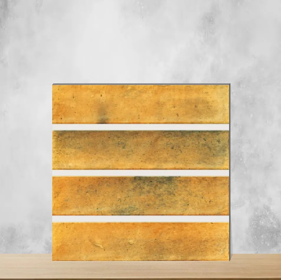 Ceramic Harbor Sunny Maize Glossy Rectangular Tiles TL-2670-H (9x3 inch | 10 mm)