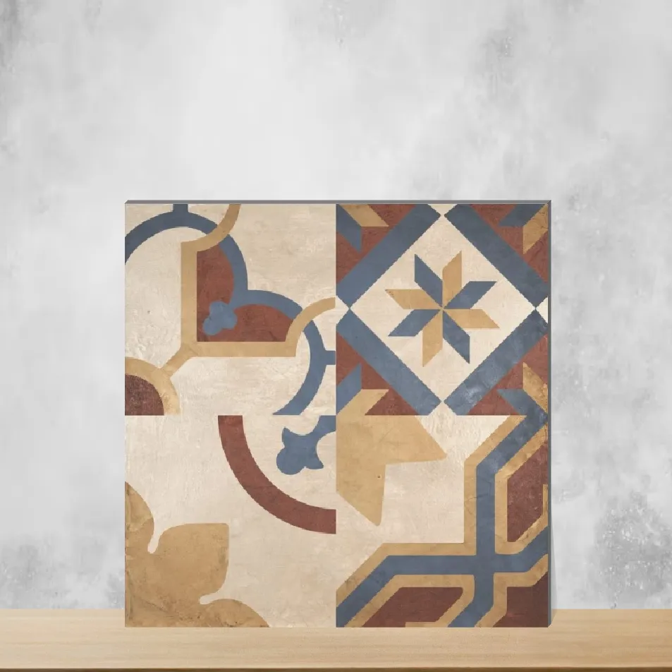 Vitrified Petrus Décor 2 Matt Square Tiles TL-2735 (16x16 inch | 12 mm)