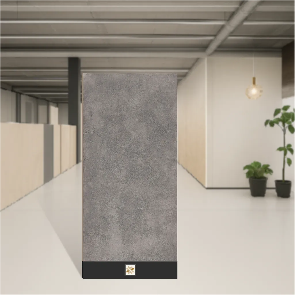 Vitrified Inferno Graphite Cement Look Matt Rectangular Tiles TL-2914-D (4x2 feet | 9 mm)