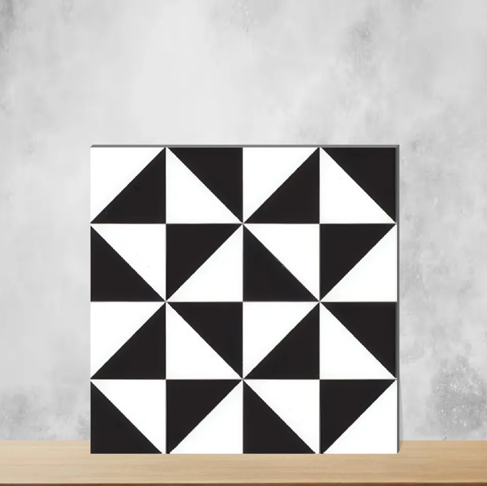 Ceramic Morissa Medina Monochrome Moroccans Matt Square Tiles TL-2814 (12x12 inch | 7.5 mm)