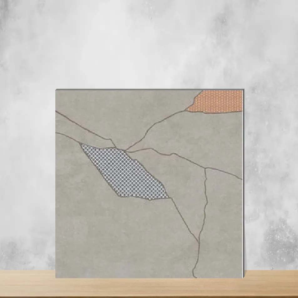 Vitrified Tokyo Silver Arte Carving Textures Matt Square Tiles TL-2837-C (2x2 feet | 9 mm)