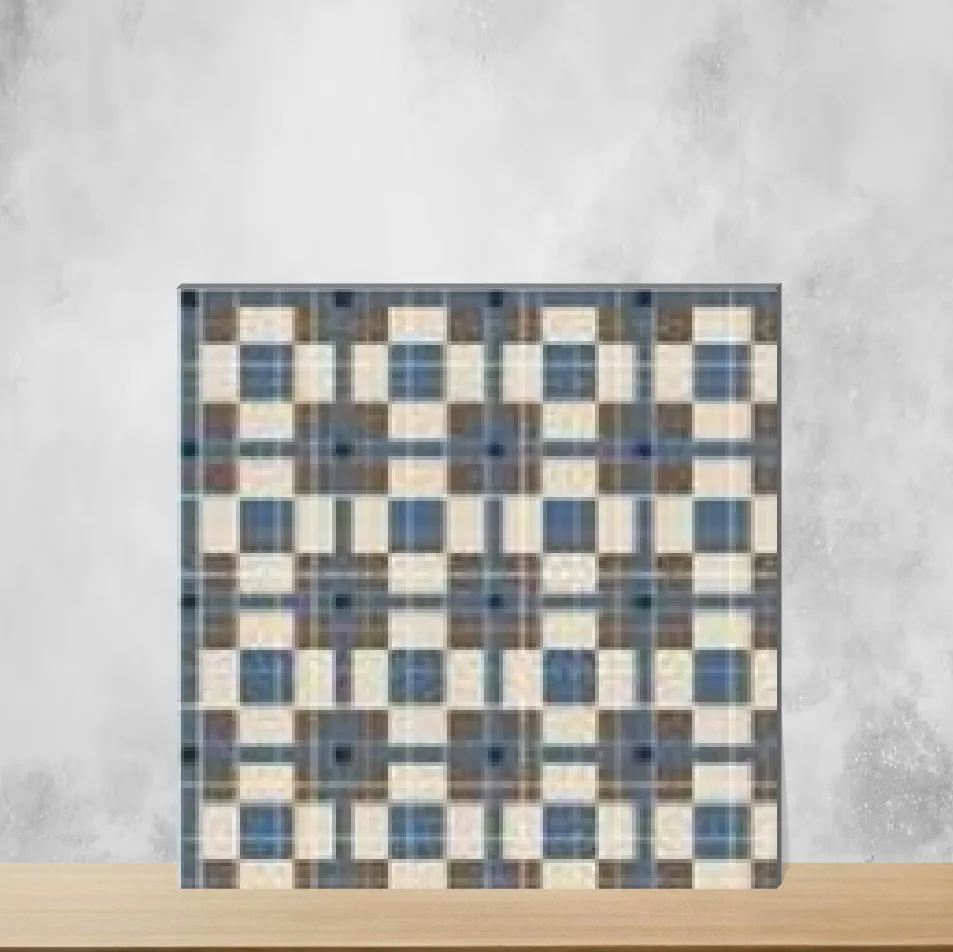 Ceramic Marrakech Knitted Metrics Matt Square Tiles TL-2960 (8x8 inch | 10 mm)