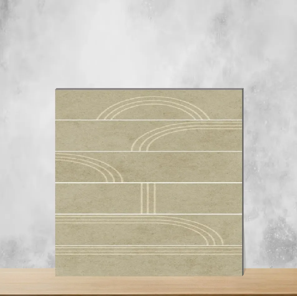 Vitrified Opal Olive Decor Matt Rectangular Tiles TL-3081-B (9x3 inch | 9 mm)