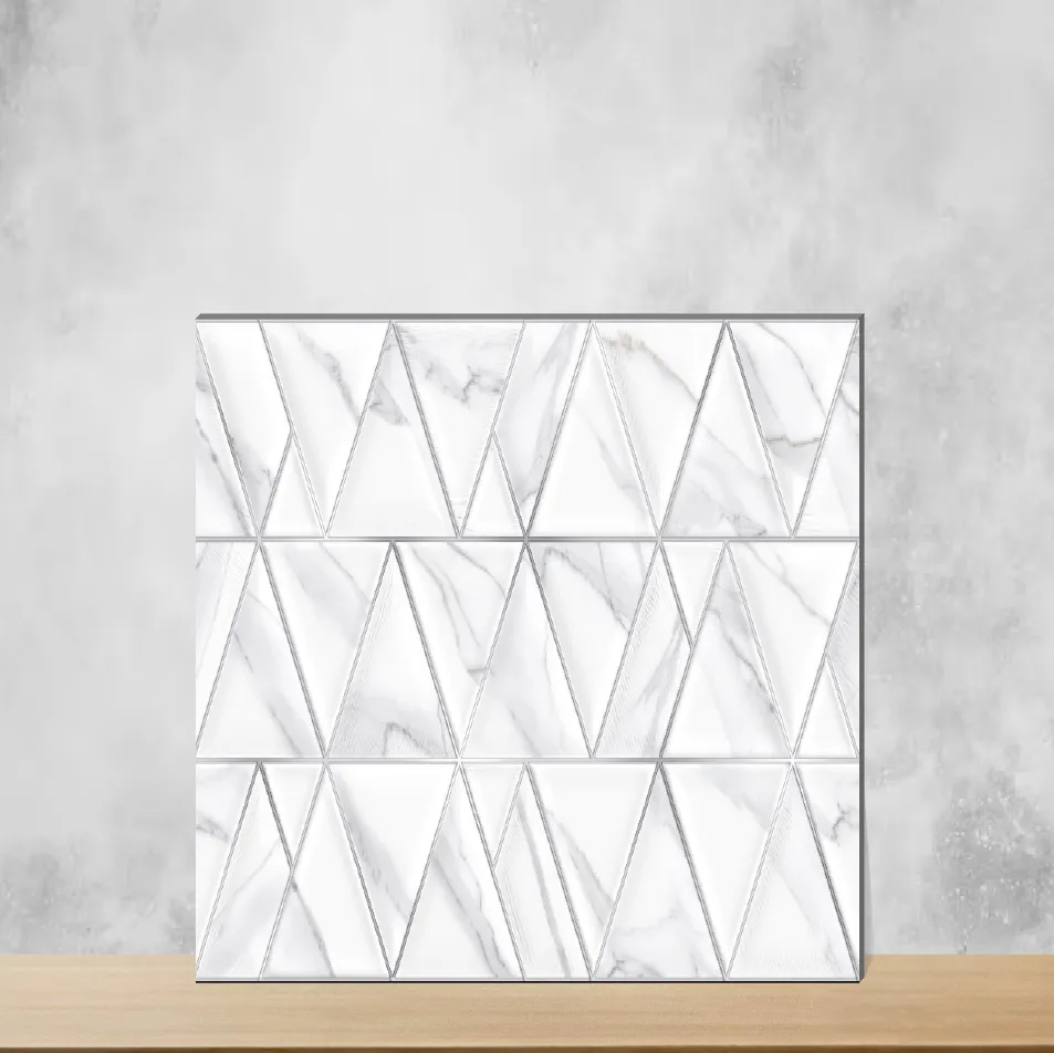 Ceramic 7105 HL C Highlighter Geometric & Abstracts Glossy Rectangular Tiles TL-2942-C (24x12 inch | 7.5 mm)