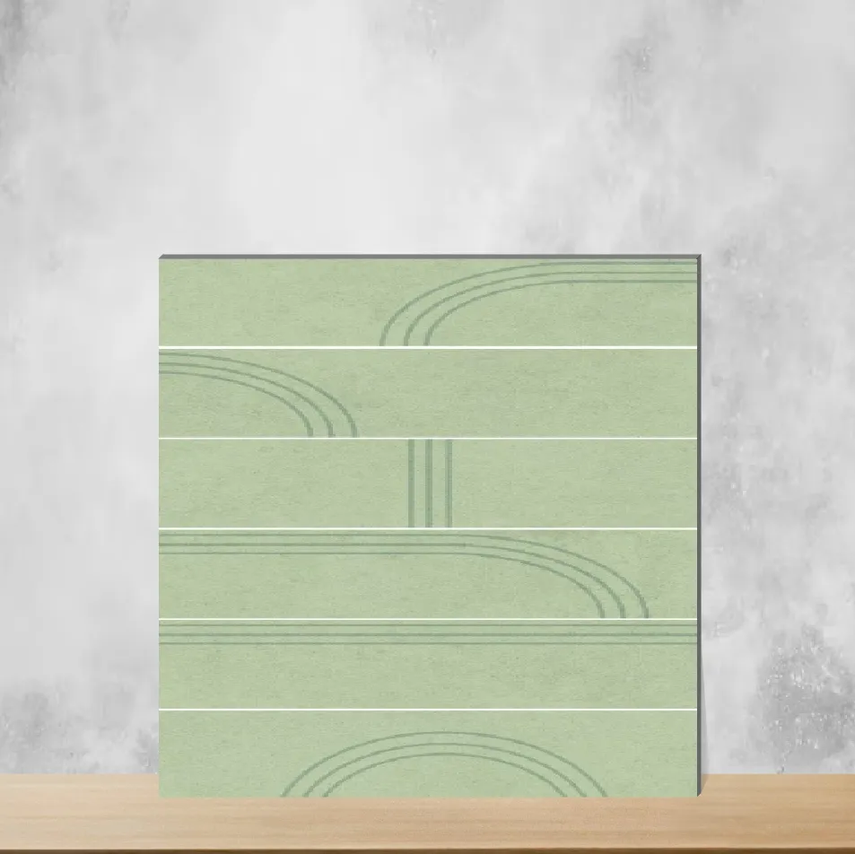 Vitrified Opal Mint Decor Matt Rectangular Tiles TL-3084-B (9x3 inch | 9 mm)