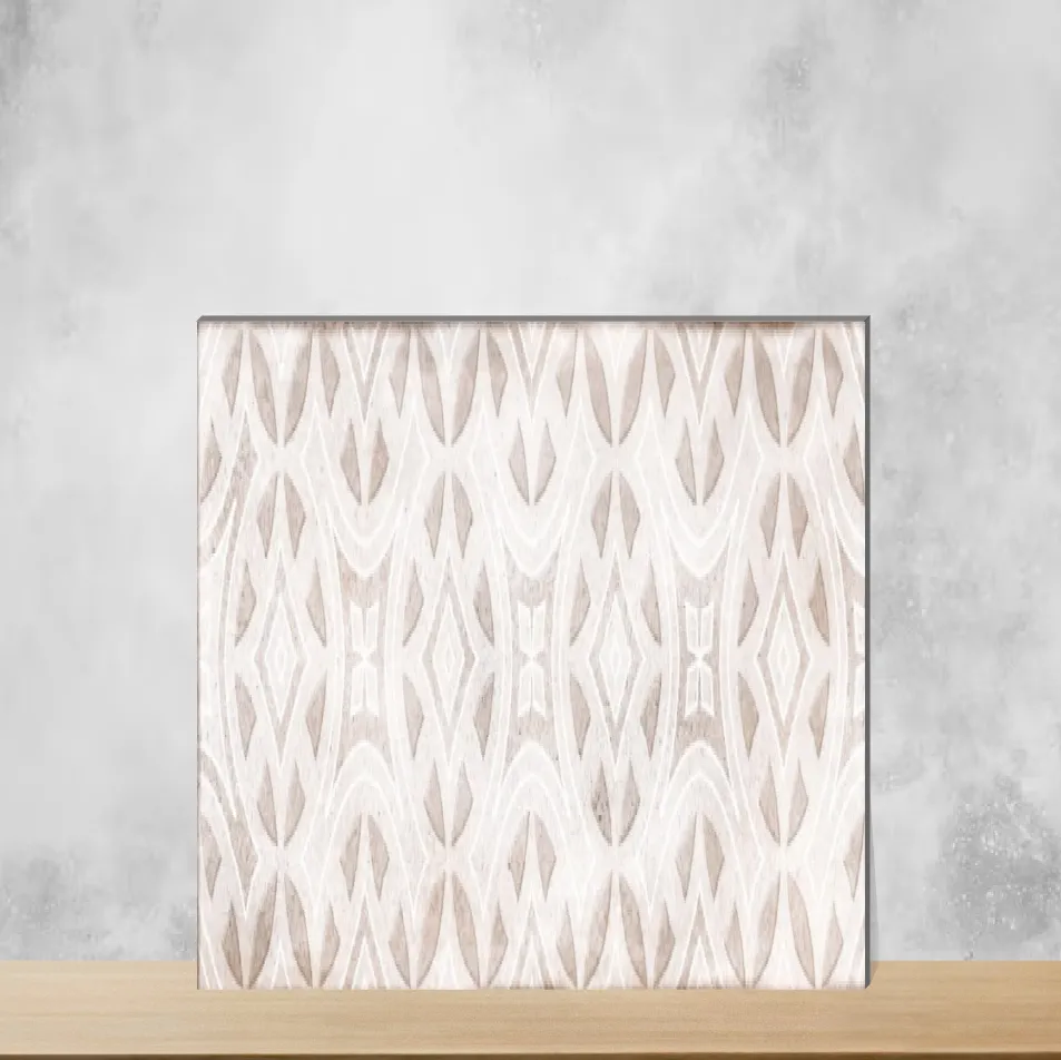 Shaby Ash Glossy Rectangular Tiles TL-403-F (12x3 inch | 6 mm)