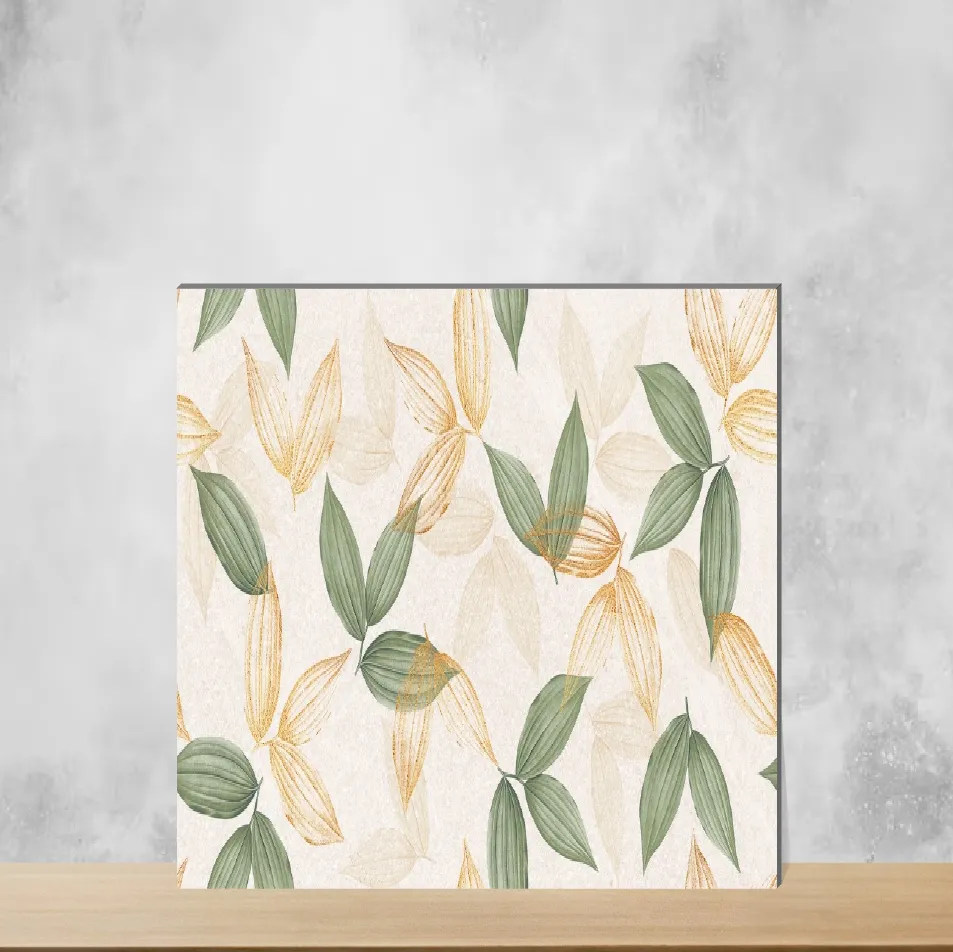 Ceramic 6121 GL C Tropical Florals Matt Rectangular Tiles TL-3048-C (24x12 inch | 7.5 mm)