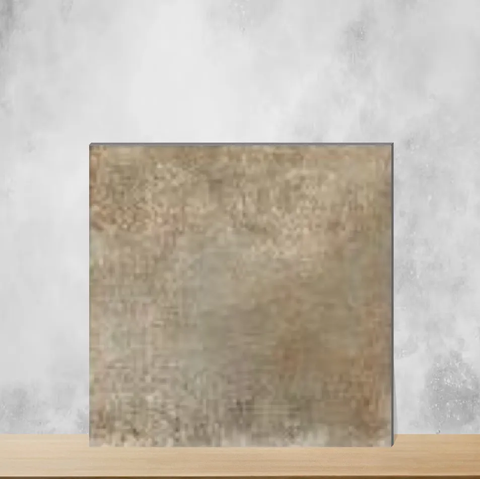 Ceramic Marrakech Plain Leather Camel Matt Square Tiles TL-3067 (8x8 inch | 10 mm)