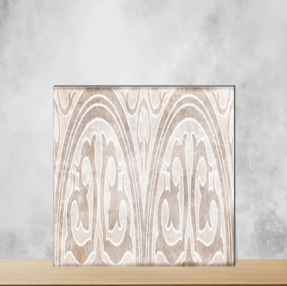 Shaby Ash Glossy Rectangular Tiles TL-403-B (12x3 inch | 6 mm)