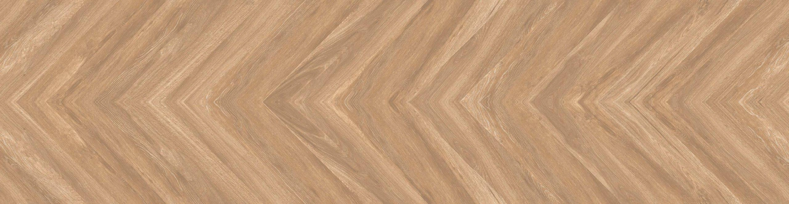 Vitrified Chevron Beige Wooden Effect Matt Rectangular Tiles TL-3121-C (36x6 inch | 9 mm)