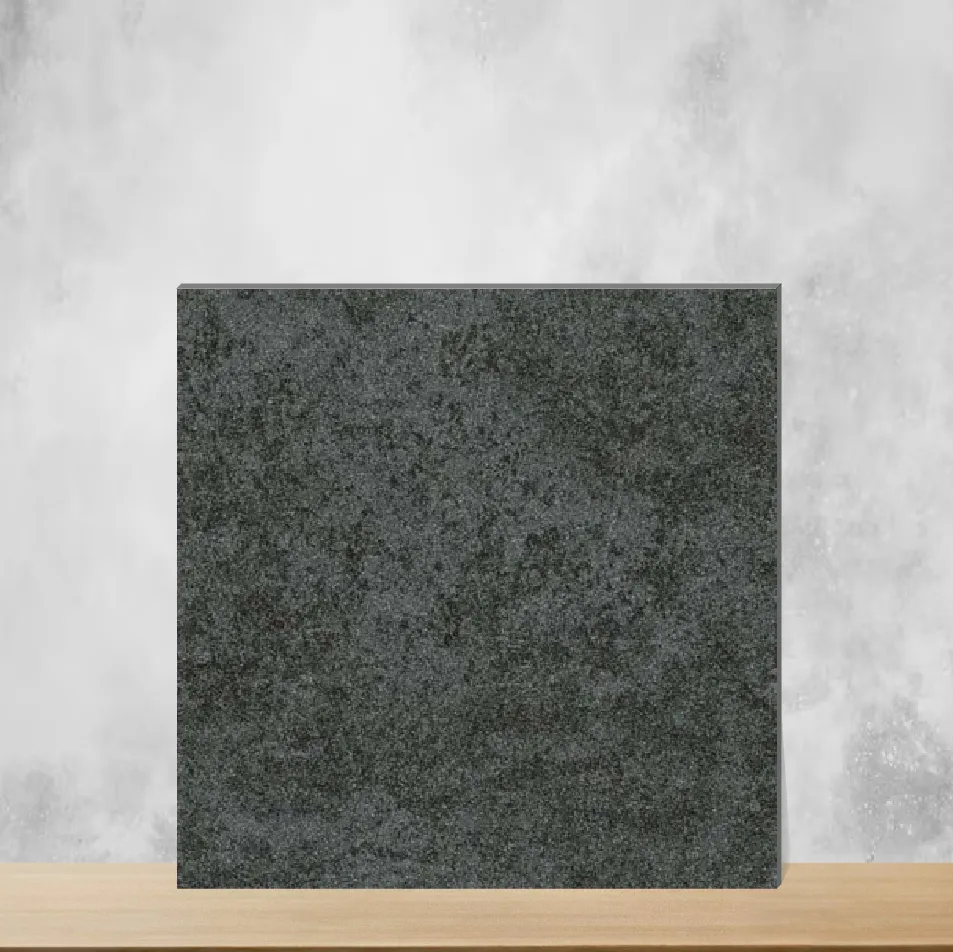 Vitrified Alaska Ebony Marbles & Stones Matt Square Tiles TL-3140 (2x2 feet | 12 mm)