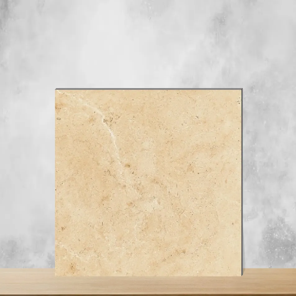 Vitrified Alaska Ivory Marbles & Stones Matt Square Tiles TL-3149 (2x2 feet | 12 mm)