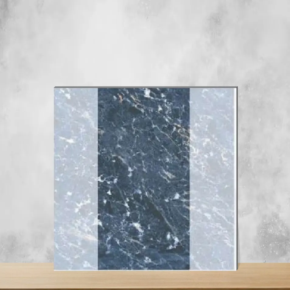 Vitrified Pattern 2 Marine Blue Punch Textures Matt Square Tiles TL-3179-C (12x12 inch | 9 mm)