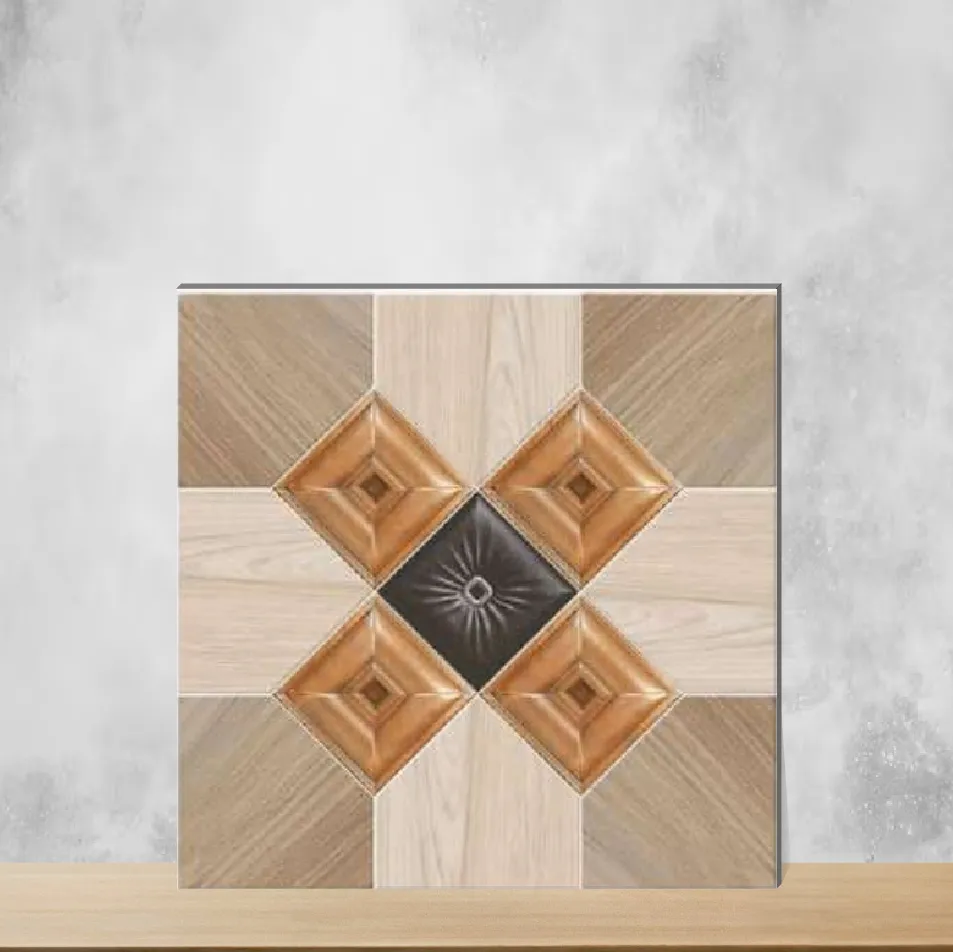 Vitrified Rosy Brown Punch Textures Matt Square Tiles TL-3282 (12x12 inch | 9 mm)