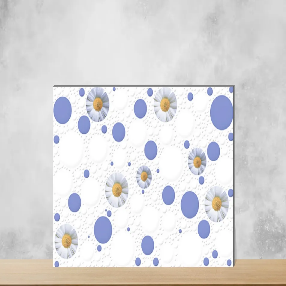 Tropical Florals Rectangular Tiles TL-3307-E (18x12 inch | 7 mm)