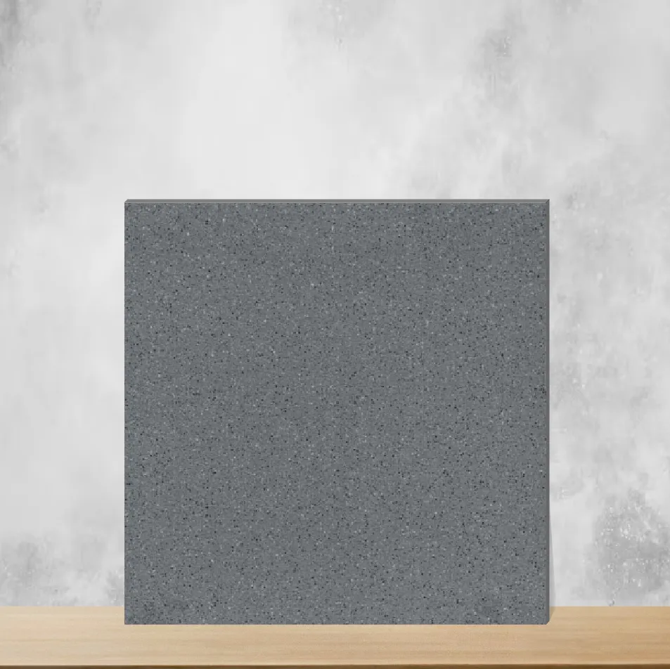 Vitrified Polo Grey Terrazzo Matt Square Tiles TL-3323 (2x2 feet | 12 mm)