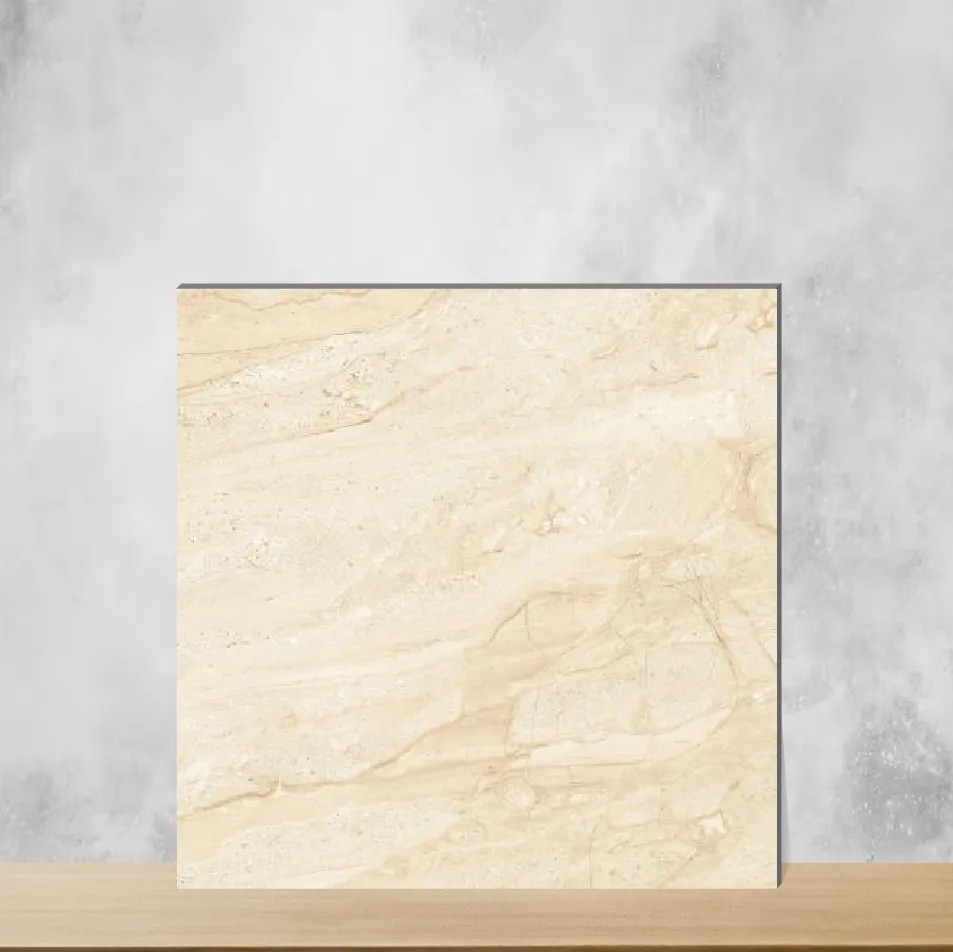 Marshmallow Cream Marbles & Stones Square Tiles TL-3359 (2x2 feet | 9.5 mm)