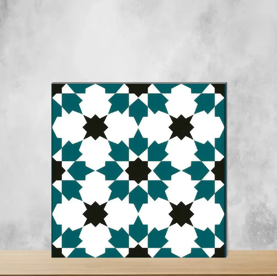 Vitrified Moroccans Matt Square Tiles TL-3405 (12x12 inch | 10 mm)