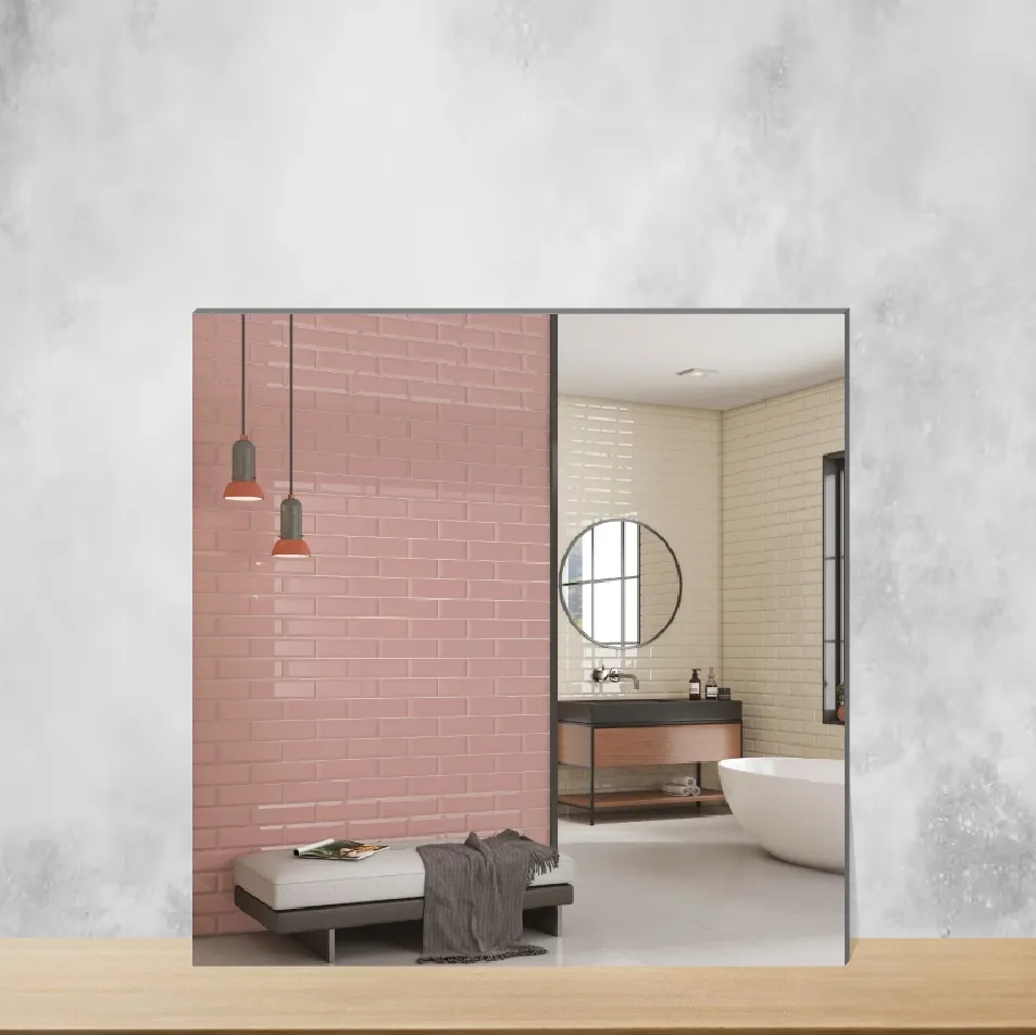 Glossy Rectangular Tiles TL-341 (12x4 inch | 6 mm)