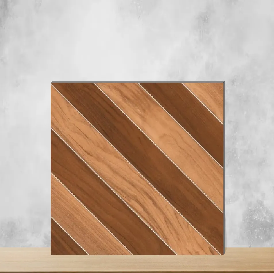 Vitrified Wooden Effect Matt Square Tiles TL-3447 (16x16 inch | 12 mm)