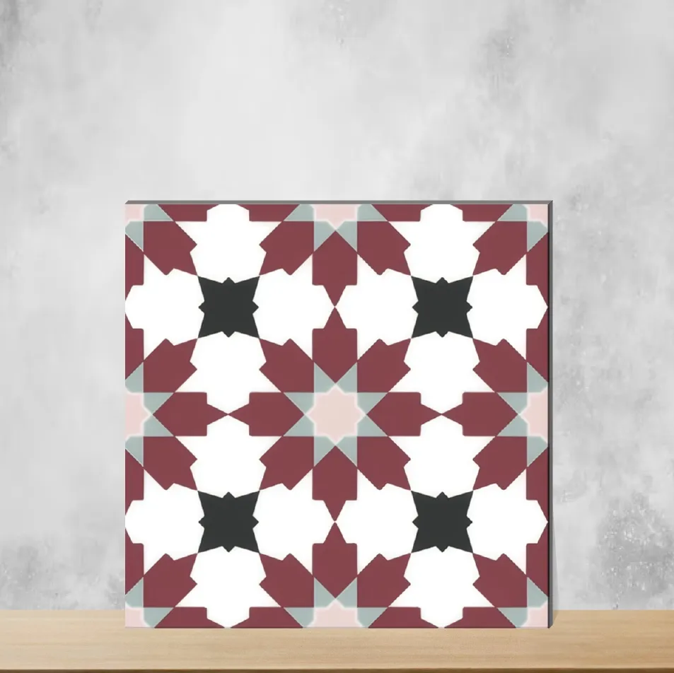 Vitrified Moroccans Matt Square Tiles TL-3467 (12x12 inch | 10 mm)