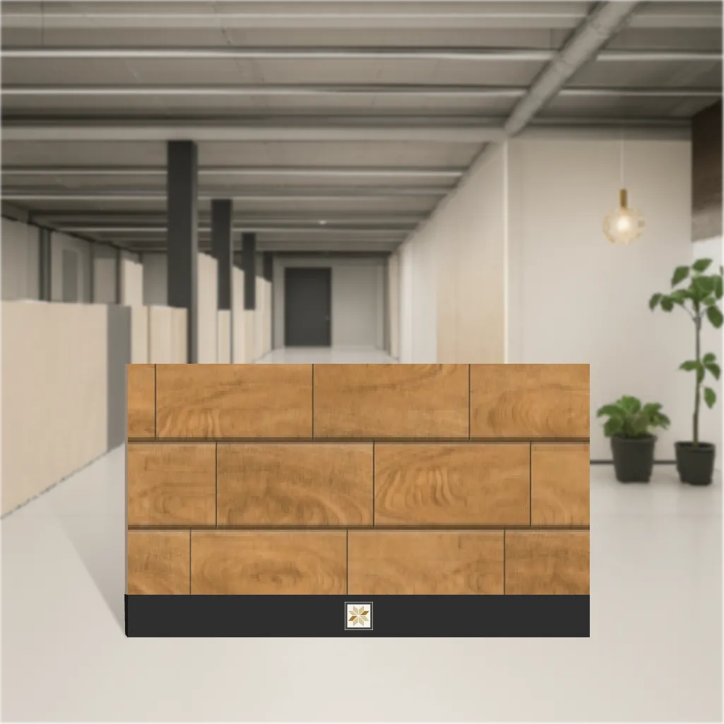 Vitrified Wooden Effect Matt Rectangular Tiles TL-3493 (48x8 inch | )