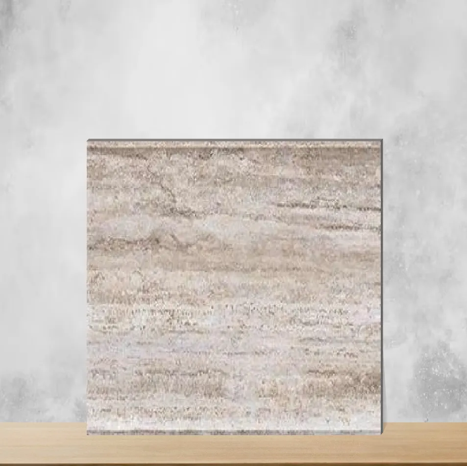 Sandy Beige Marbles & Stones Square Tiles TL-3727-C (12x12 inch | 6 mm)