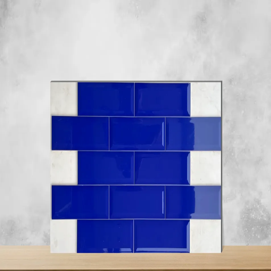 Glossy Rectangular Tiles TL-6119-D (12x4 inch | 6 mm)