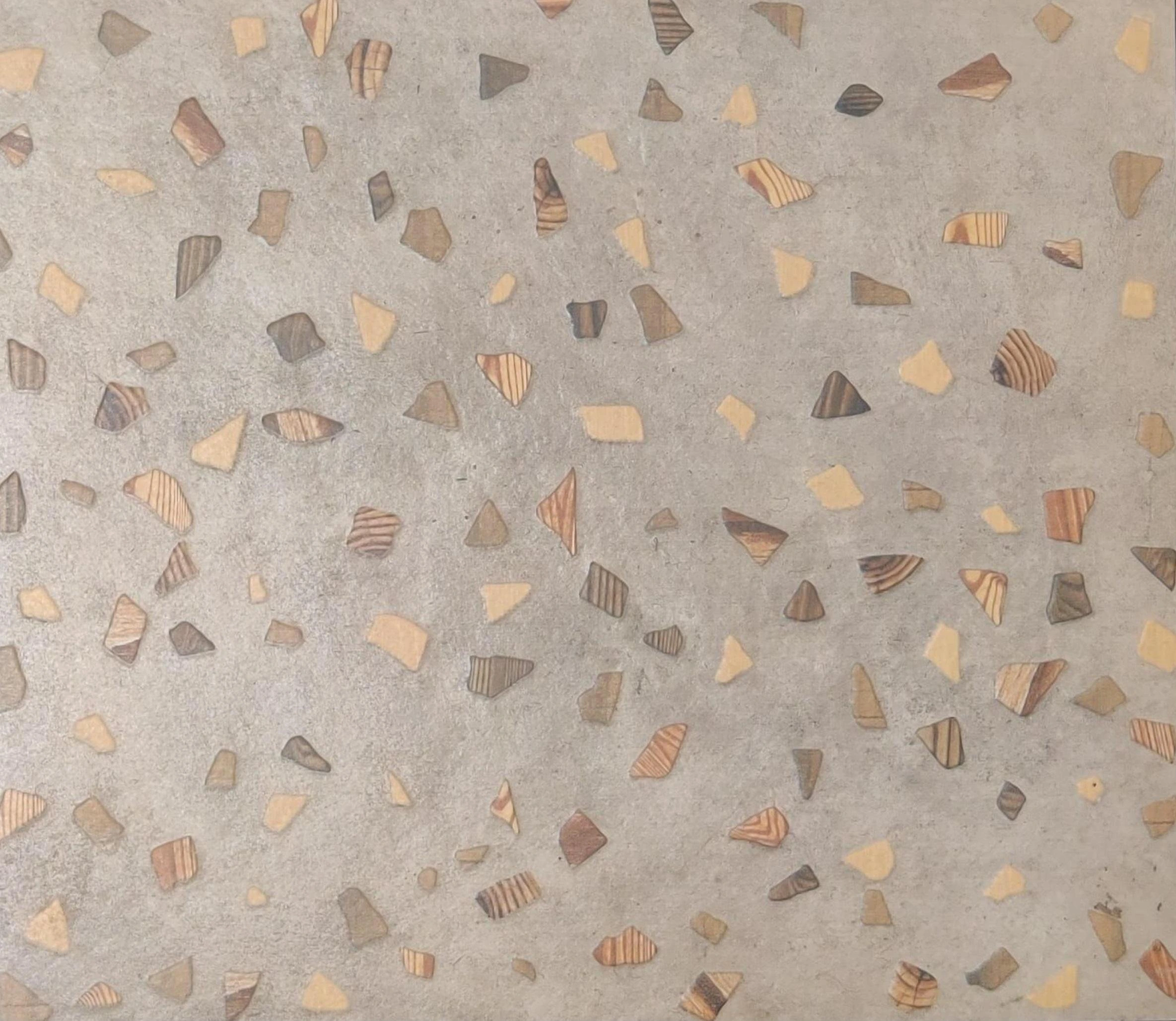 Vitrified Terrazzo Matt Square Tiles TL-3918-C (16x16 inch | 12 mm)