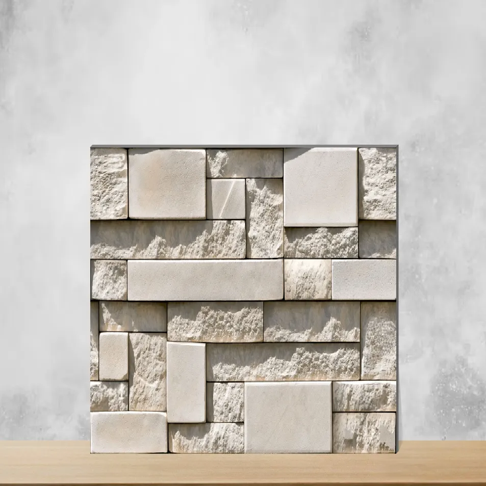 Vitrified Marbles & Stones Matt Rectangular Tiles TL-3932-B (24x12 inch | 9 mm)