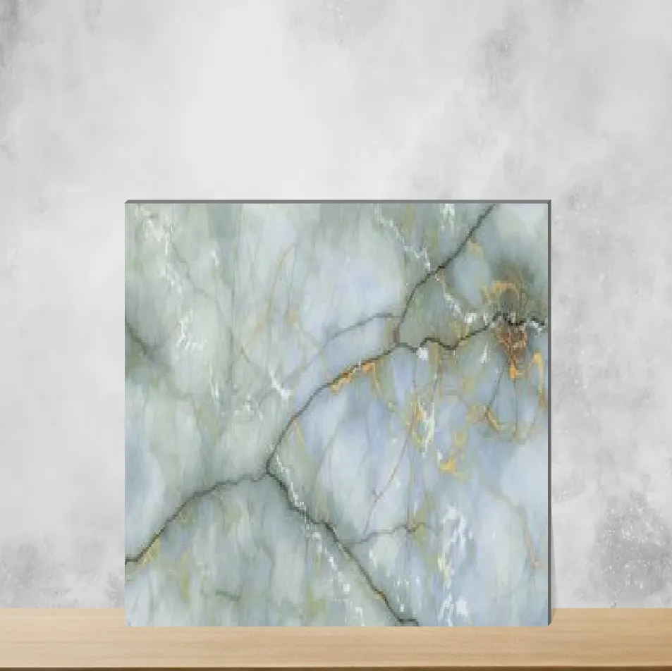 Ceramic Marbles & Stones Glossy Rectangular Tiles TL-4116-B (24x12 inch | 6 mm)