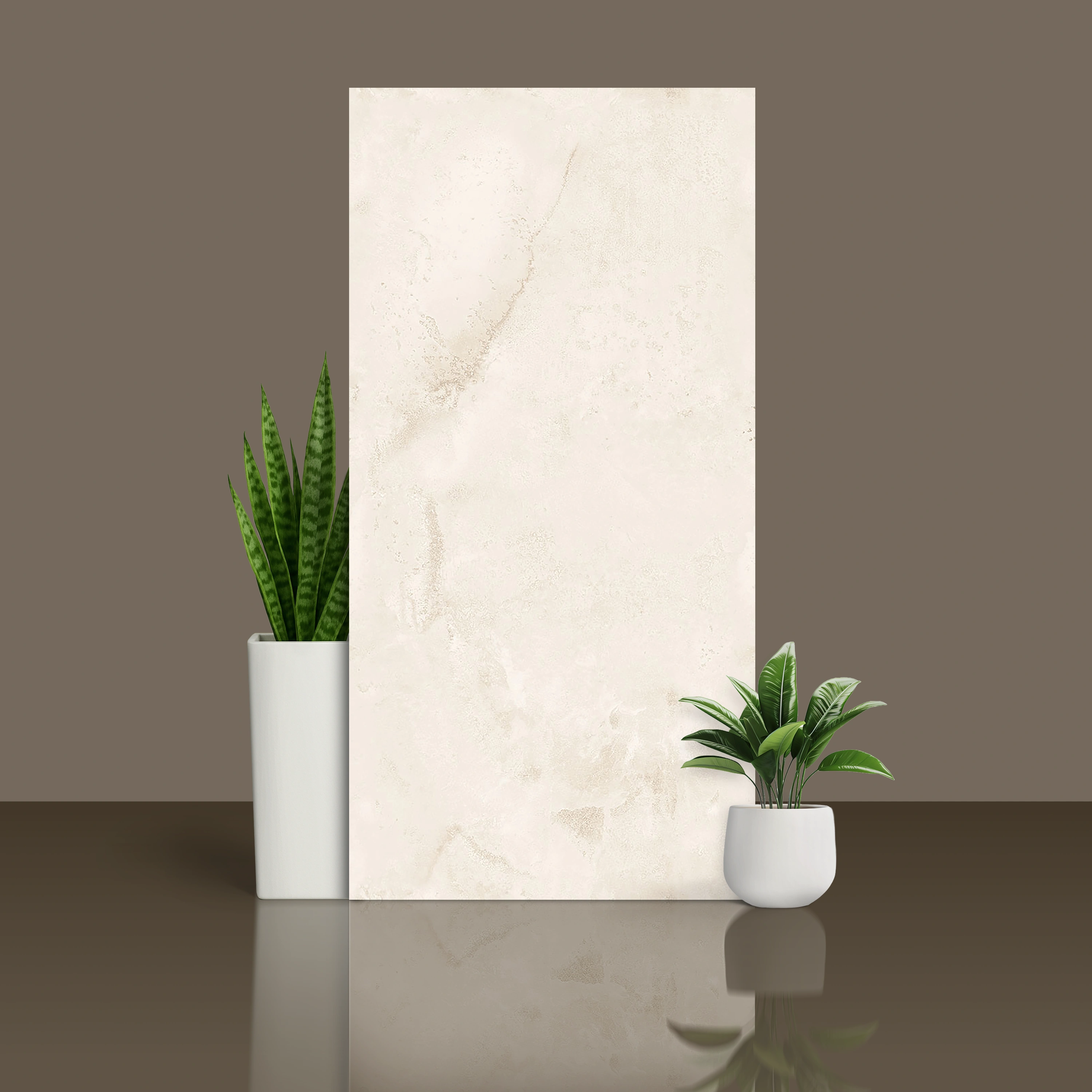 Vitrified Soul Carmen Marbles & Stones Hi-Glossy Rectangular Tiles TL-4026-D (4x2 feet | 9 mm)