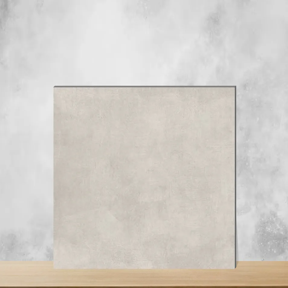 Porcelain Argento Plain Solids Matt Square Tiles TL-4051-C (2x2 feet | 9 mm)