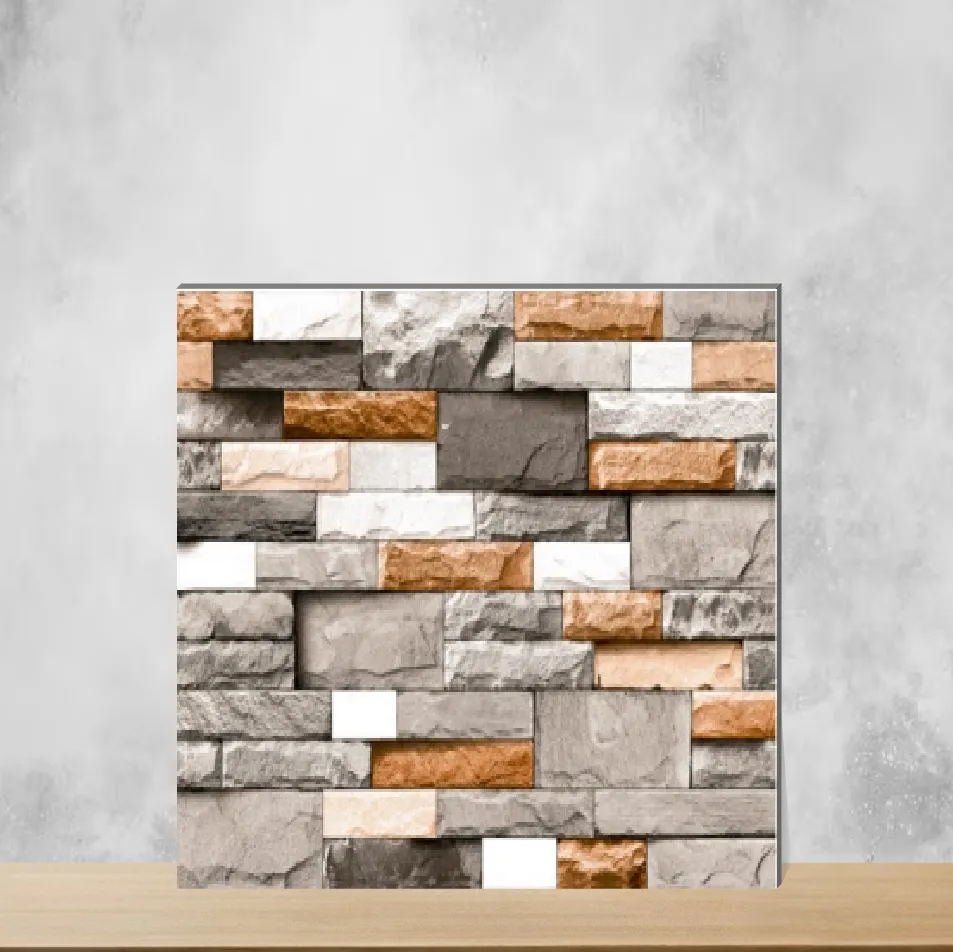 Ceramic Elevation Stone Matt Rectangular Tiles TL-4000 (12x18 inch | 8 mm)