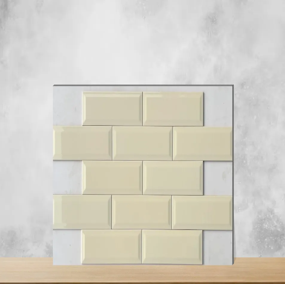 Glossy Rectangular Tiles TL-426-C (12x4 inch | 6 mm)