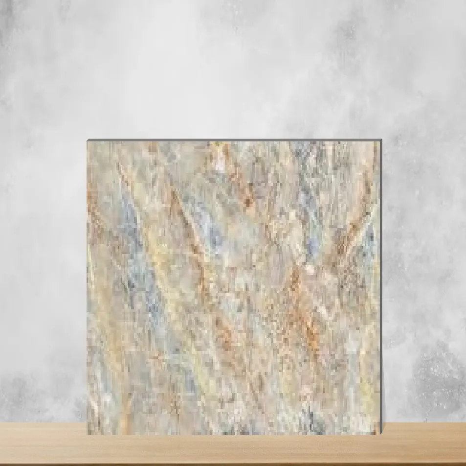 Ceramic Dun Marbles & Stones Matt Square Tiles TL-4203-E (12x12 inch | 6 mm)