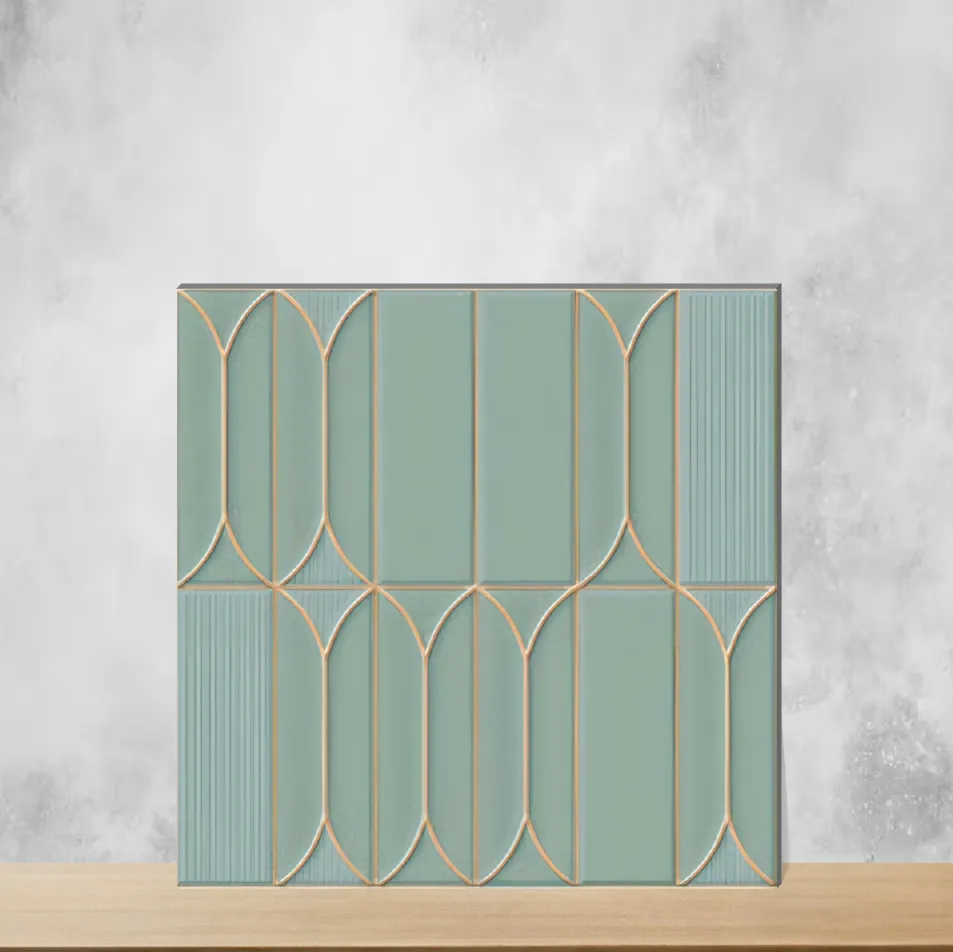 Ceramic Fenix Green Matt Square Tiles TL-4334-H (12x12 inch | 9 mm)