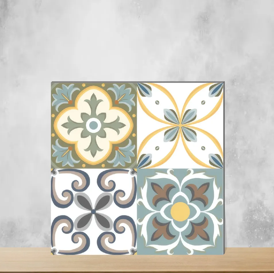 Vitrified Moroccans Matt Square Tiles TL-4214 (12x12 inch | 12 mm)