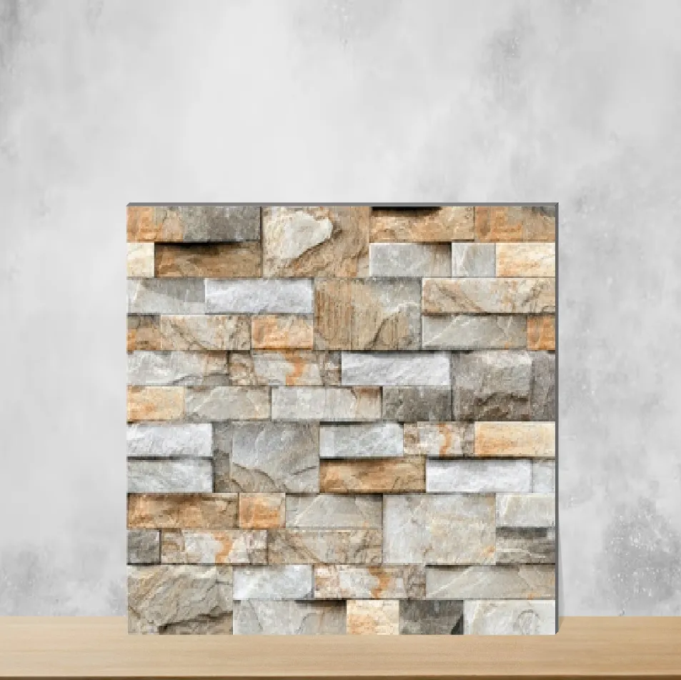 Ceramic Elevation Stone Matt Rectangular Tiles TL-4225 (12x18 inch | 8 mm)