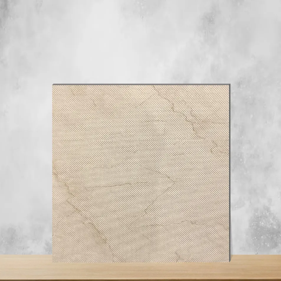 Ceramic Beige Dun 3D Tiles Matt Square Tiles TL-4253-D (12x12 inch | 6 mm)