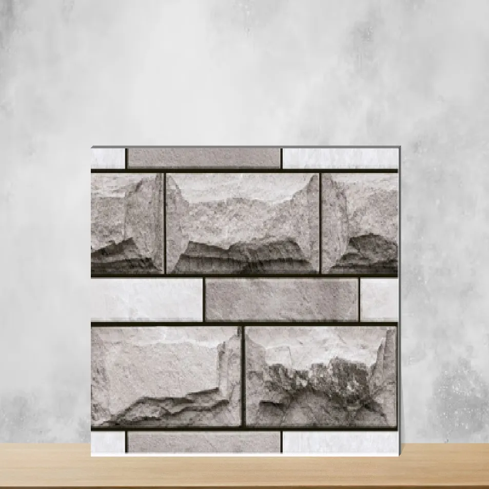 Ceramic Marbles & Stones Matt Rectangular Tiles TL-4262 (12x18 inch | 8 mm)