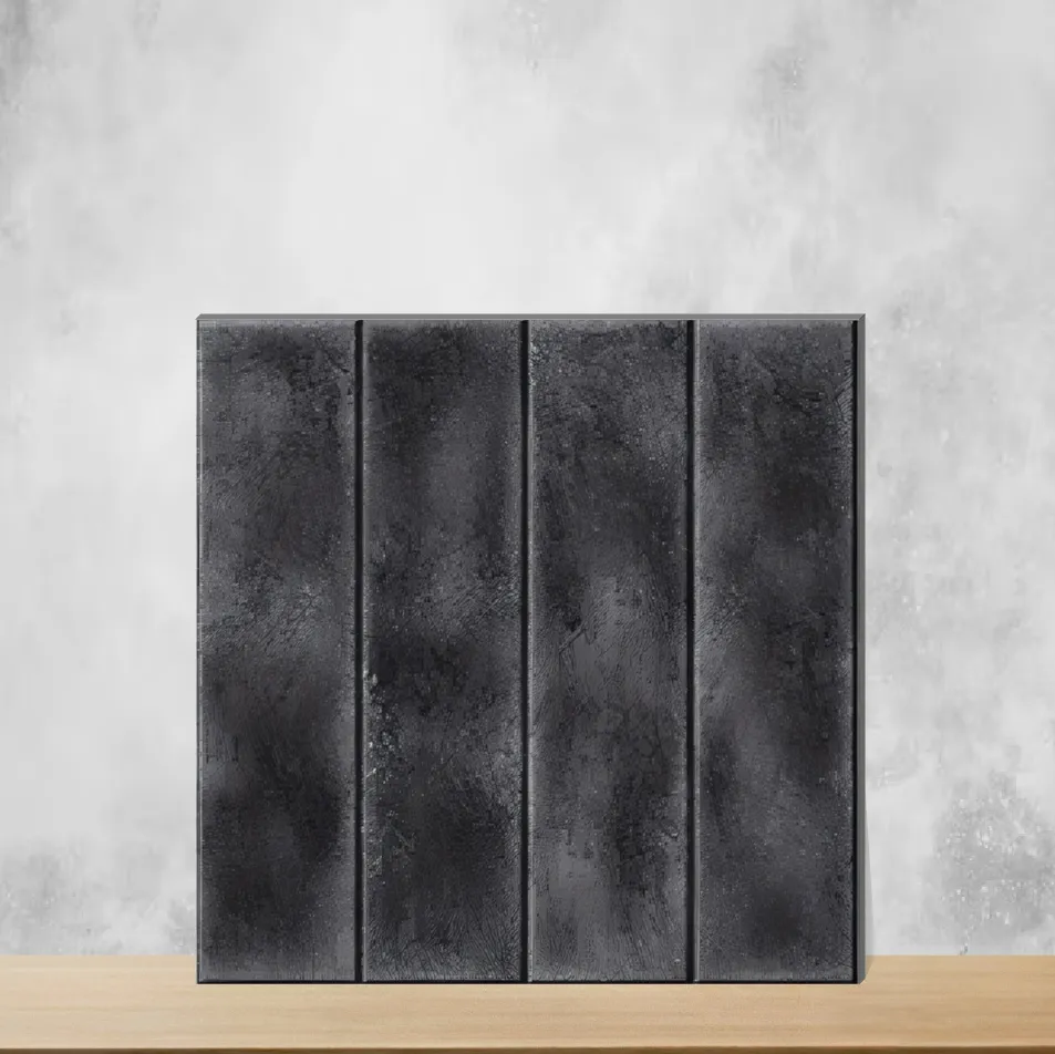 Ceramic Artefic Noir Matt Square Tiles TL-4355-C (12x12 inch | 9 mm)