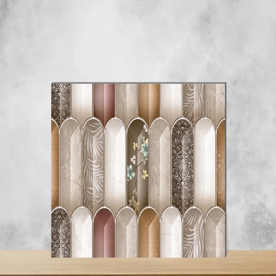 Ceramic Marbles & Stones Glossy Rectangular Tiles TL-4425-C (18x12 inch | 7 mm)