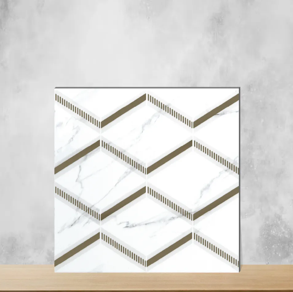 Ceramic Highlighter Tiles Glossy Rectangular Tiles TL-443 (12x24 inch | 9 mm)