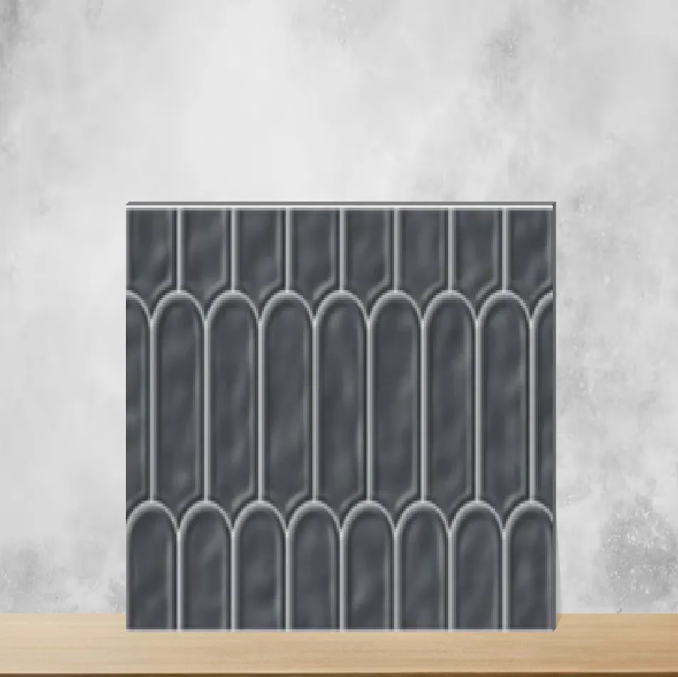 Ceramic Glossy Rectangular Tiles TL-4445-B (18x12 inch | 6 mm)